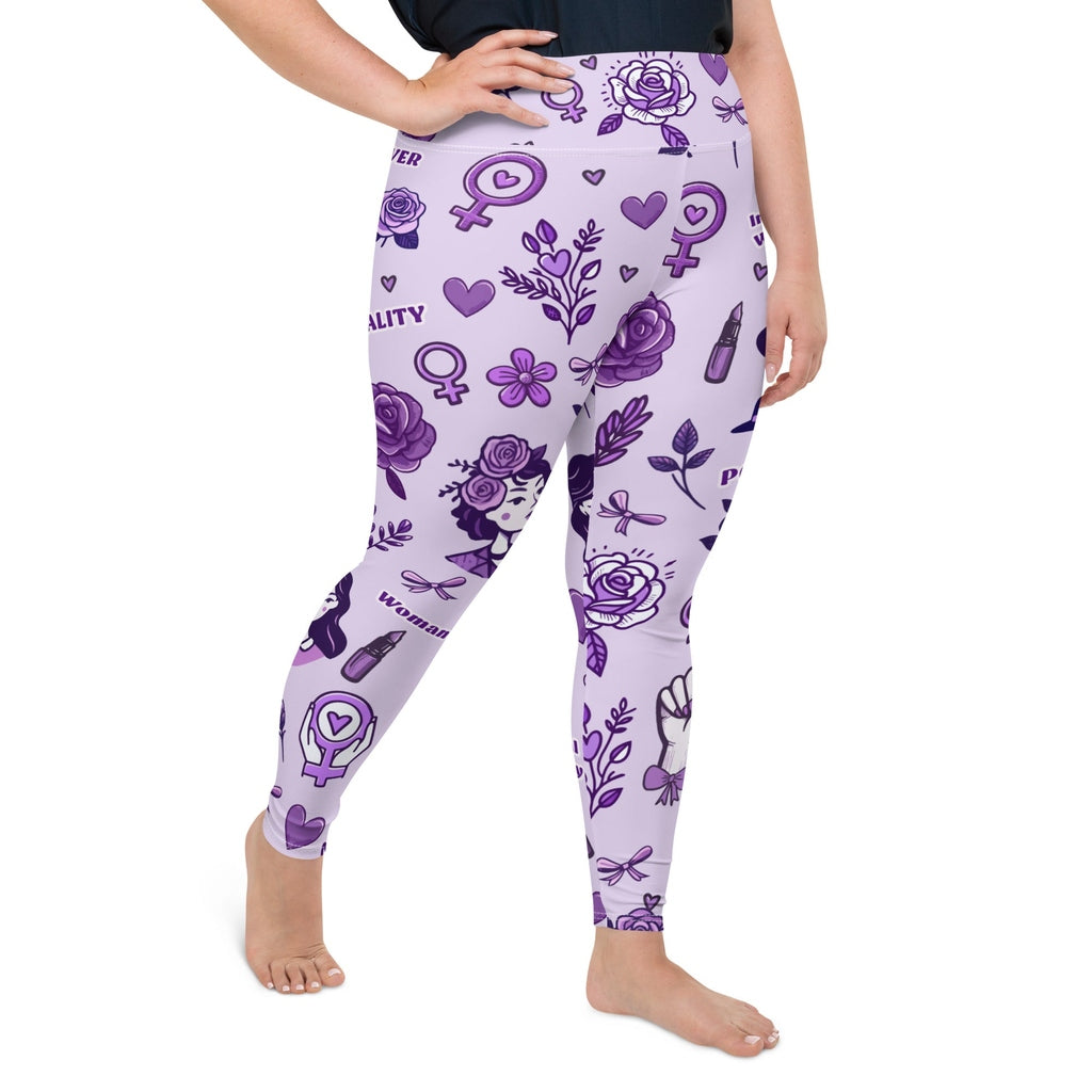 International Women's Day Plus Size Leggings