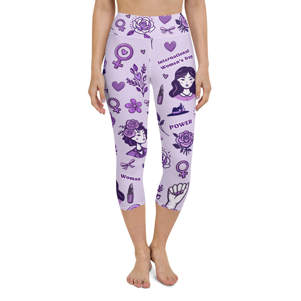 International Women's Day Yoga Capris