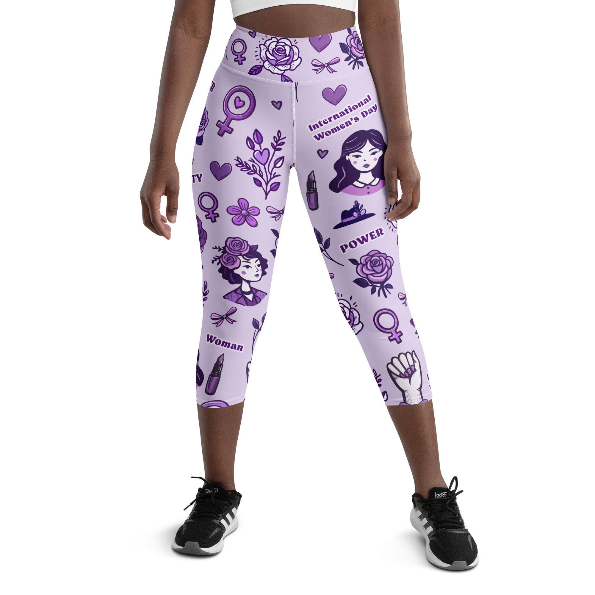 International Women's Day Yoga Capris