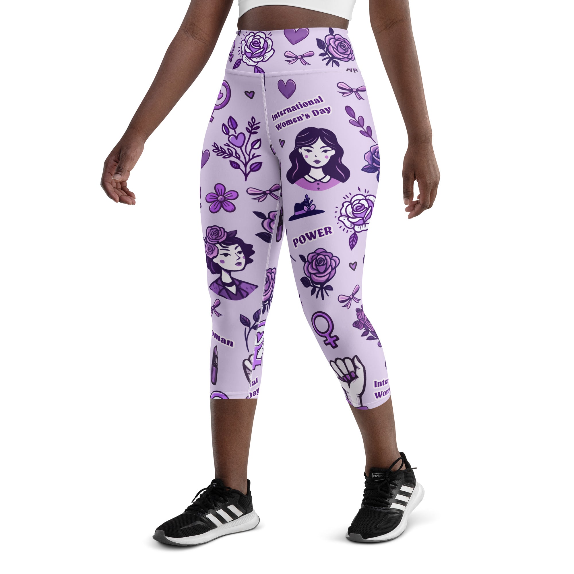 International Women's Day Yoga Capris