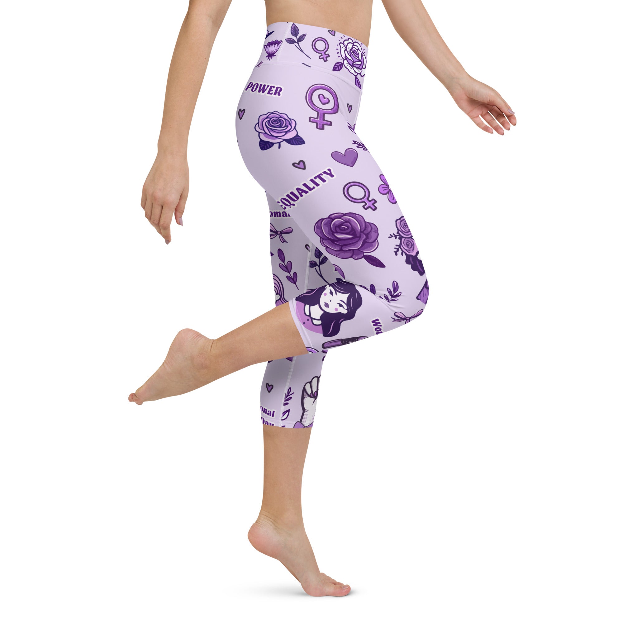 International Women's Day Yoga Capris