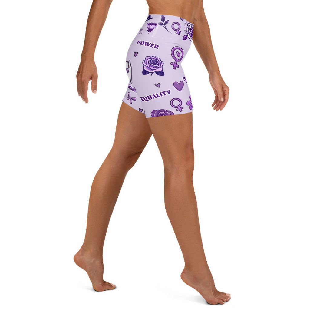 International Women's Day Yoga Shorts