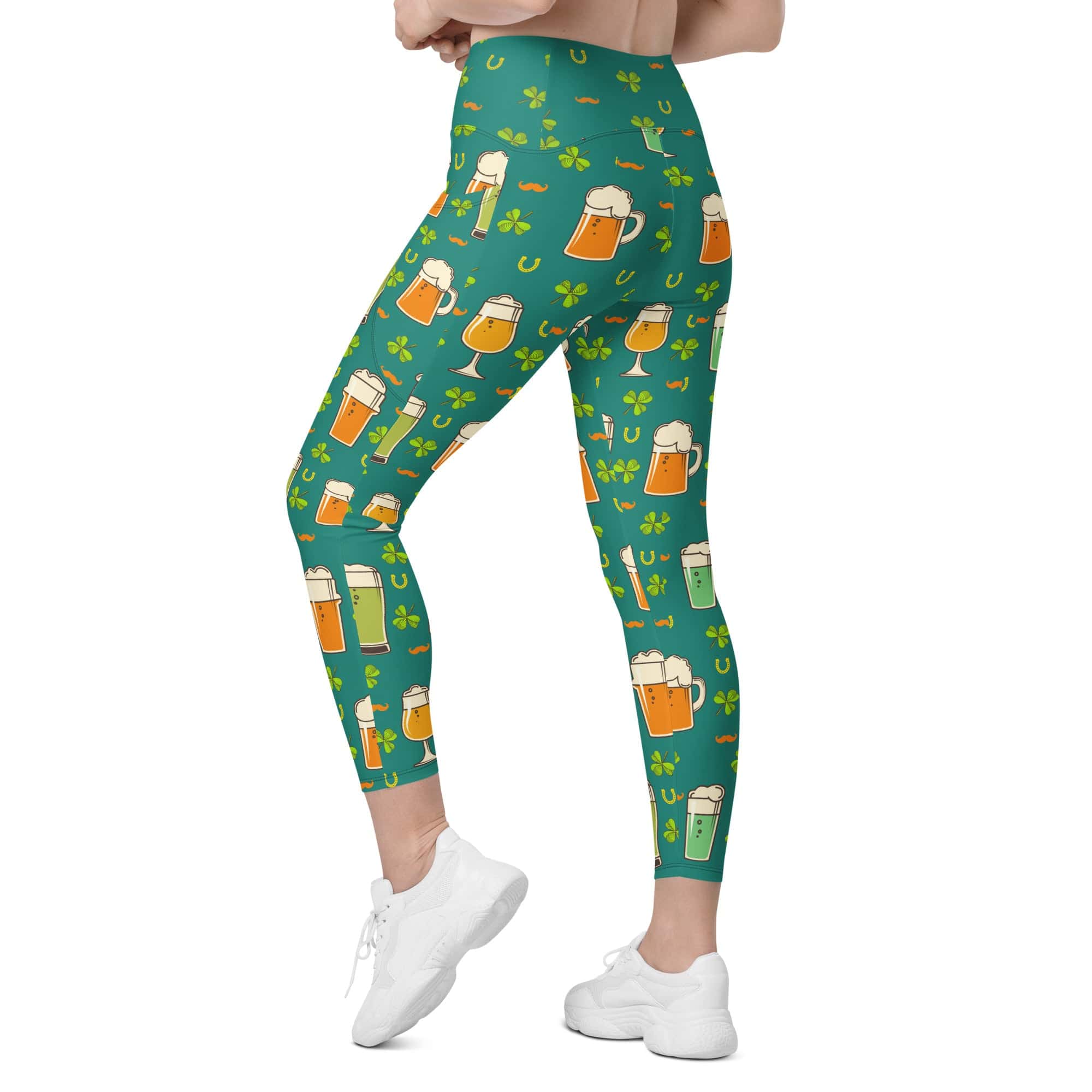 Irish Beer Leggings With Pockets