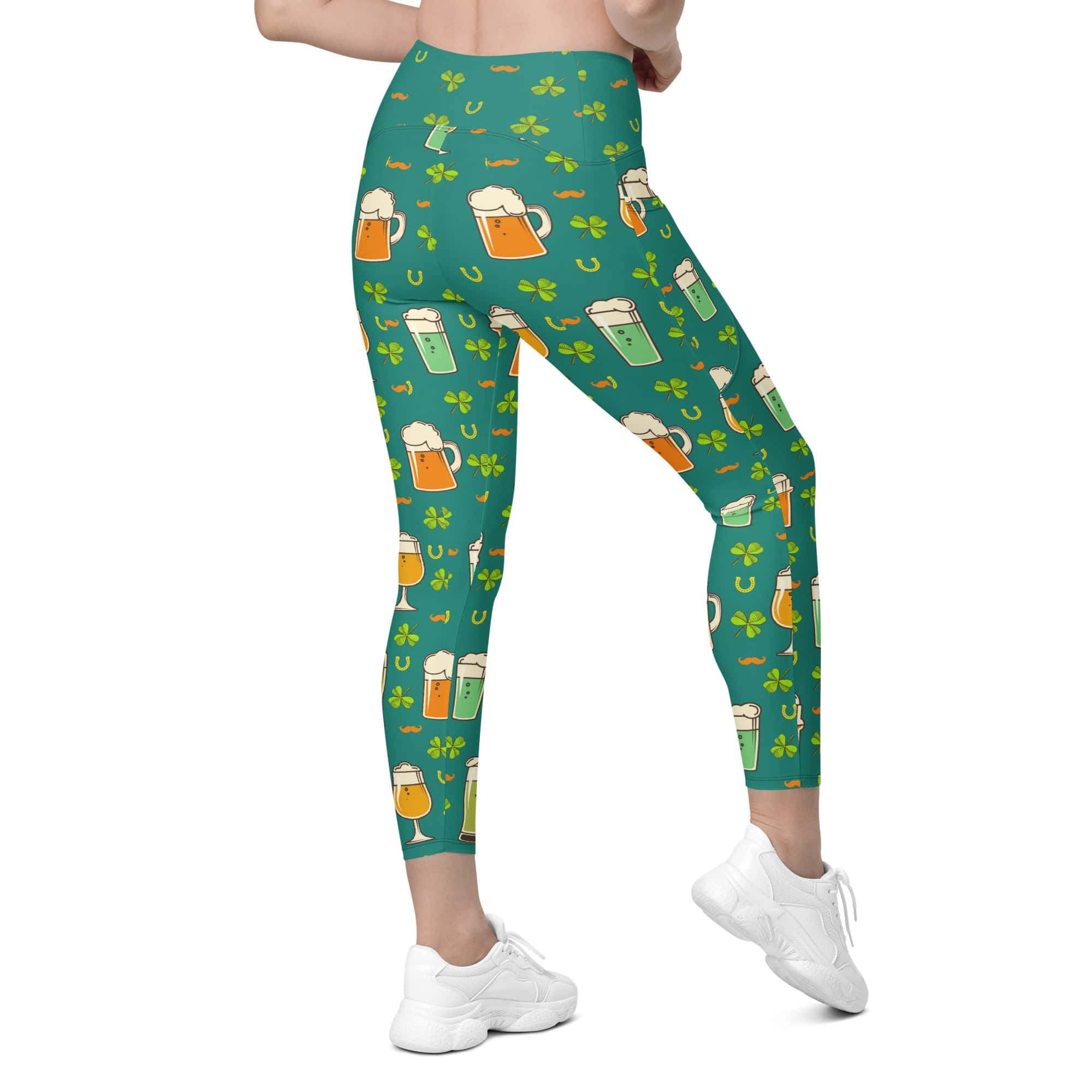 Irish Beer Leggings With Pockets