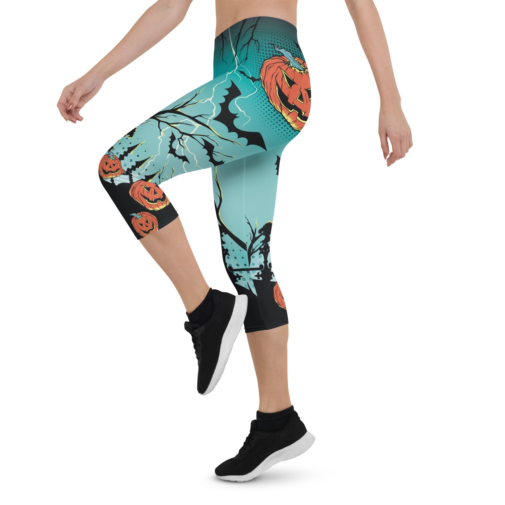 Jack O'Lantern Capris