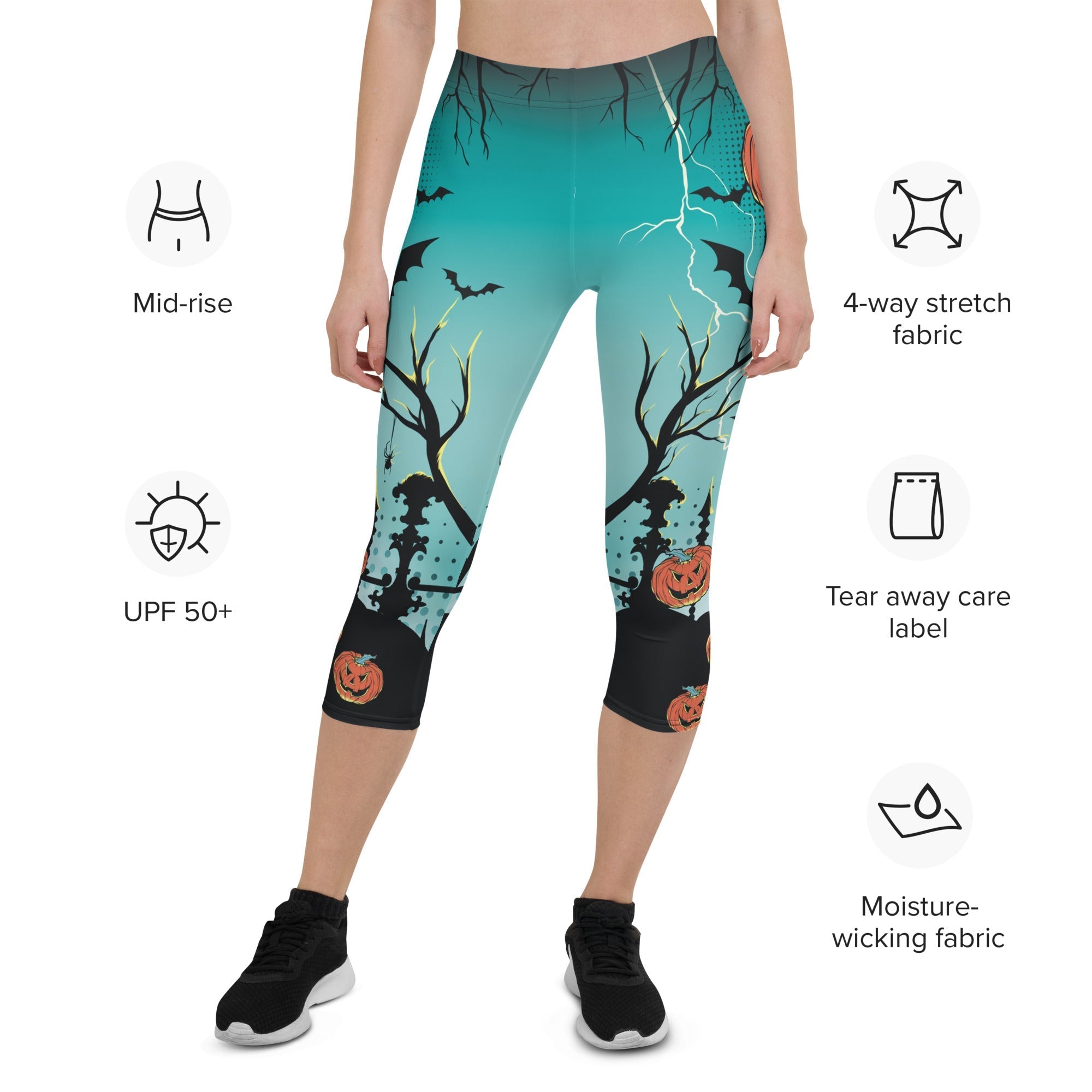 Jack O'Lantern Capris