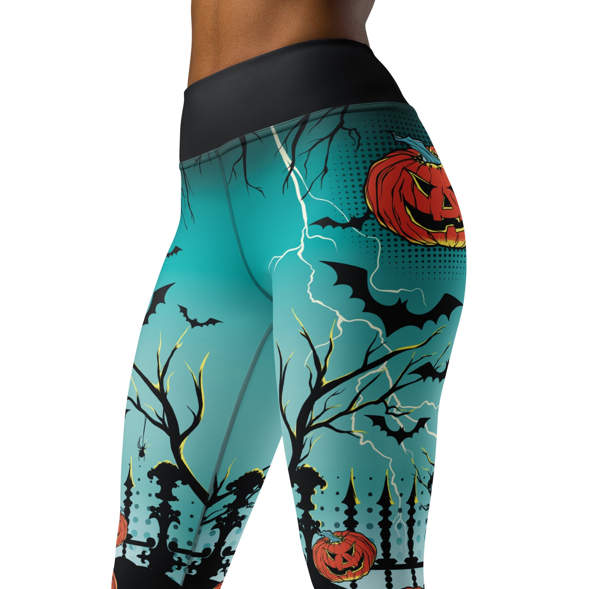 Jack O'Lantern Yoga Leggings