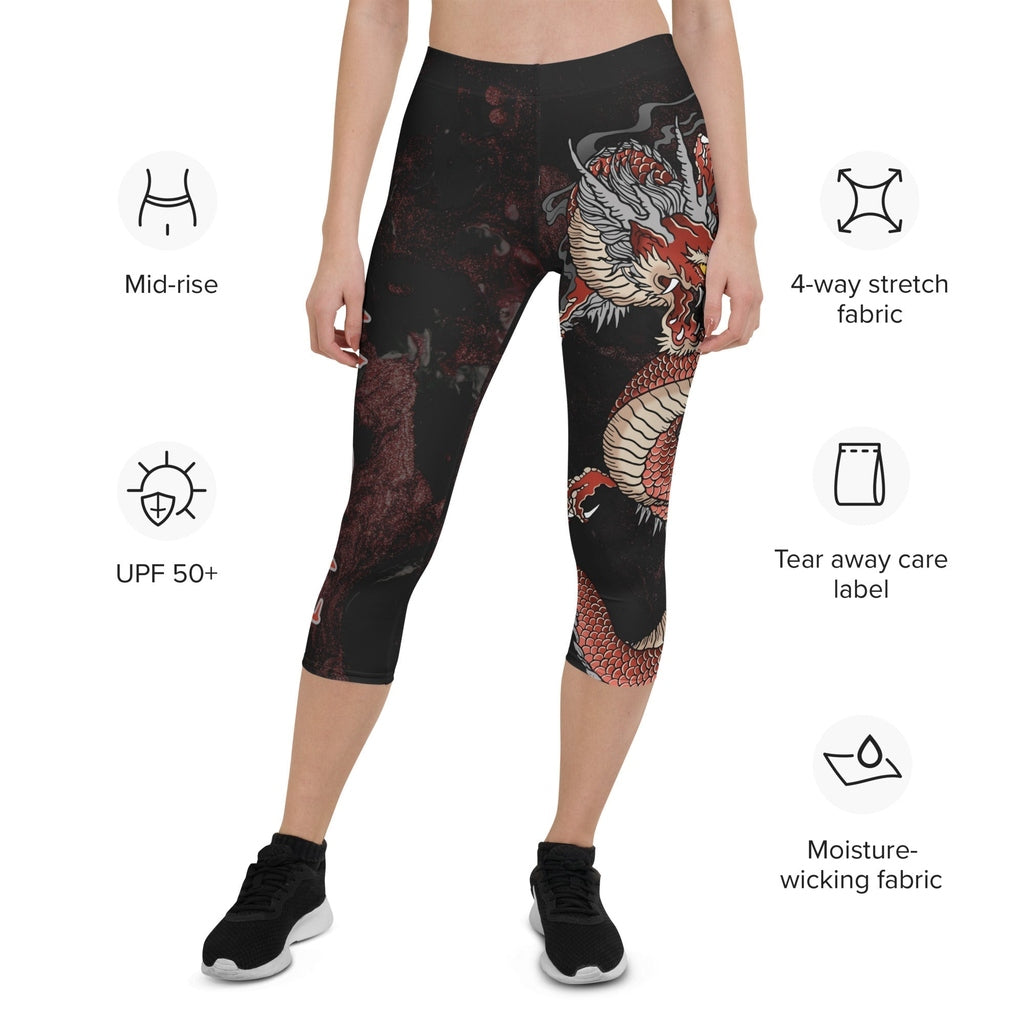 Japanese Dragon Capris