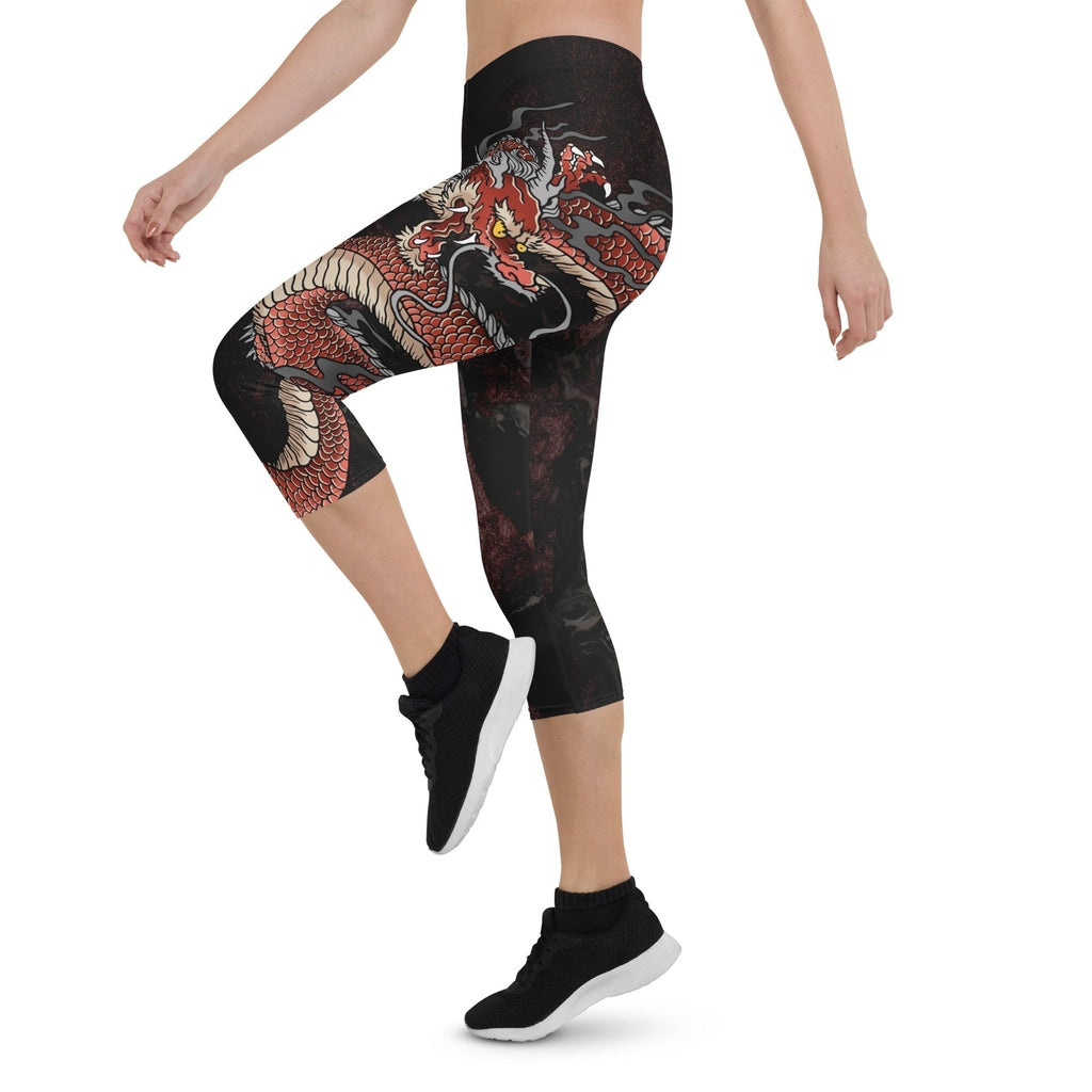 Japanese Dragon Capris