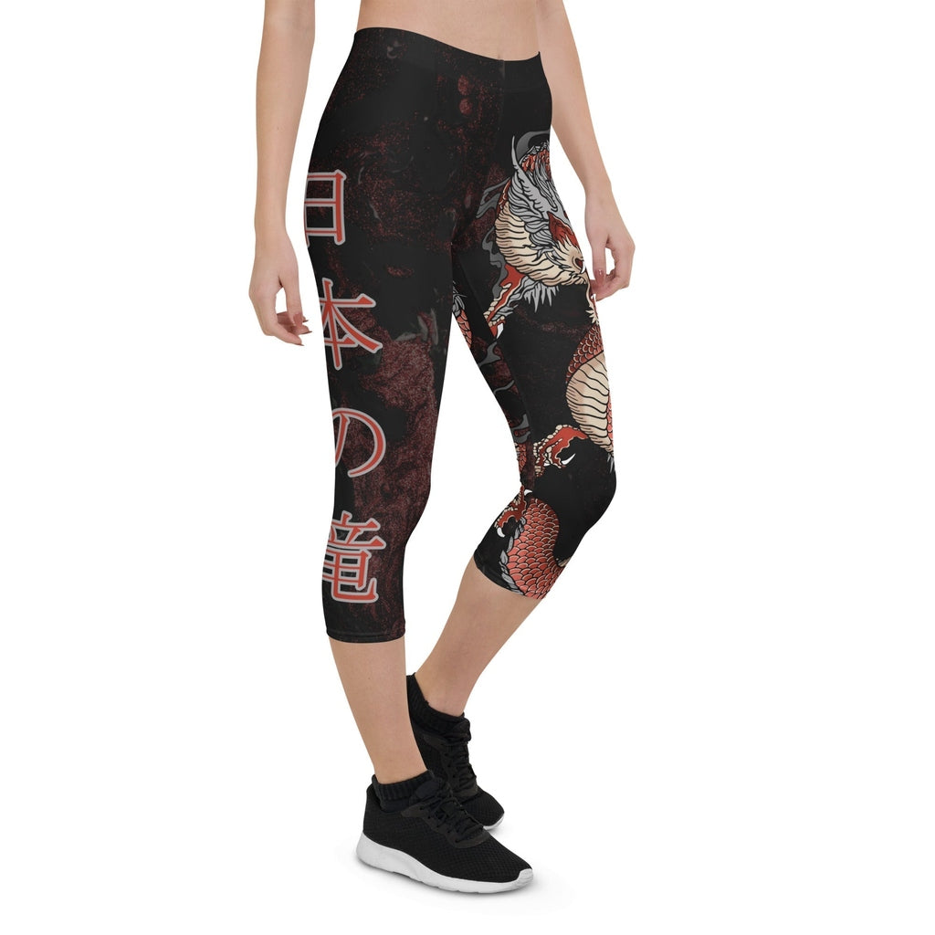 Japanese Dragon Capris