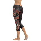 Japanese Dragon Capris