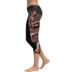Japanese Dragon Capris