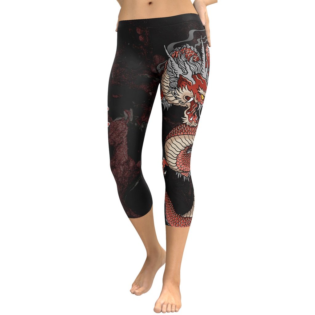 Japanese Dragon Capris