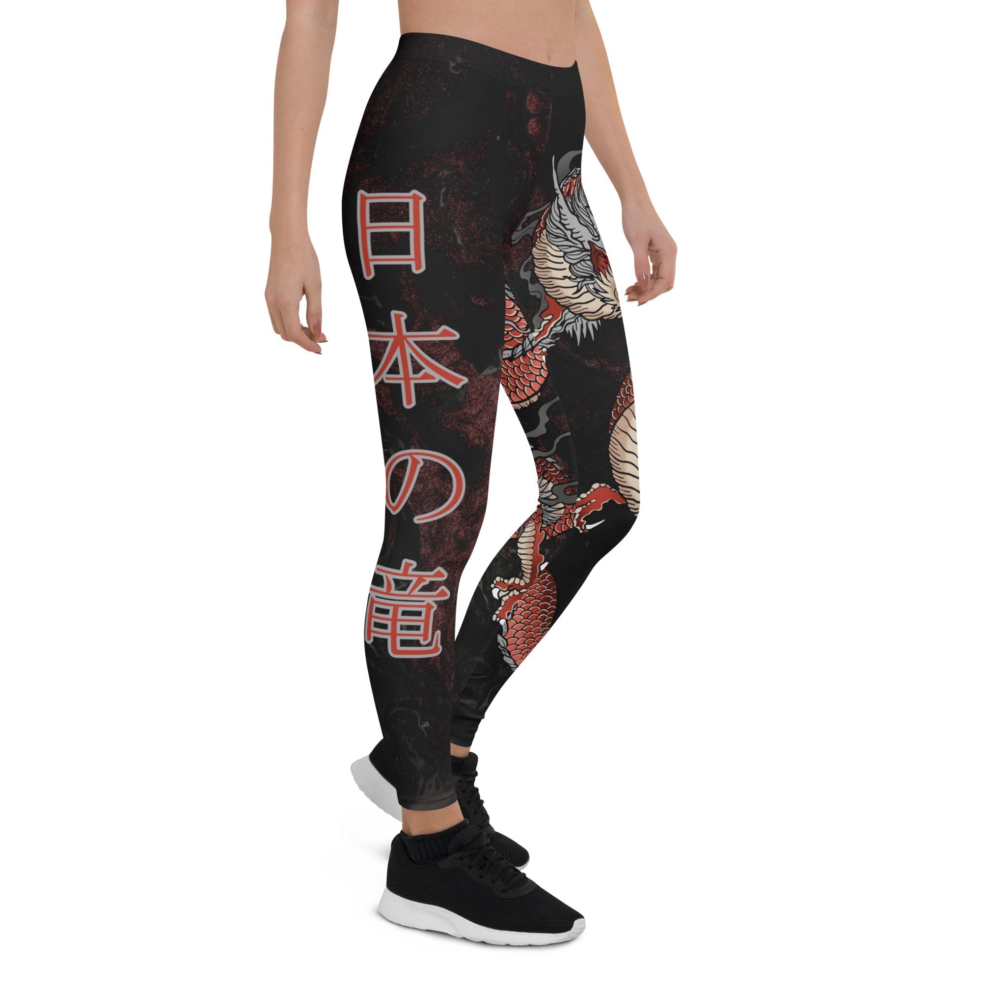 Legendary Animals Black Chinese Dragon  Leggings for Sale by  TheMaesthetics