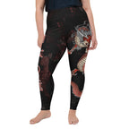 Japanese Dragon Plus Size Leggings