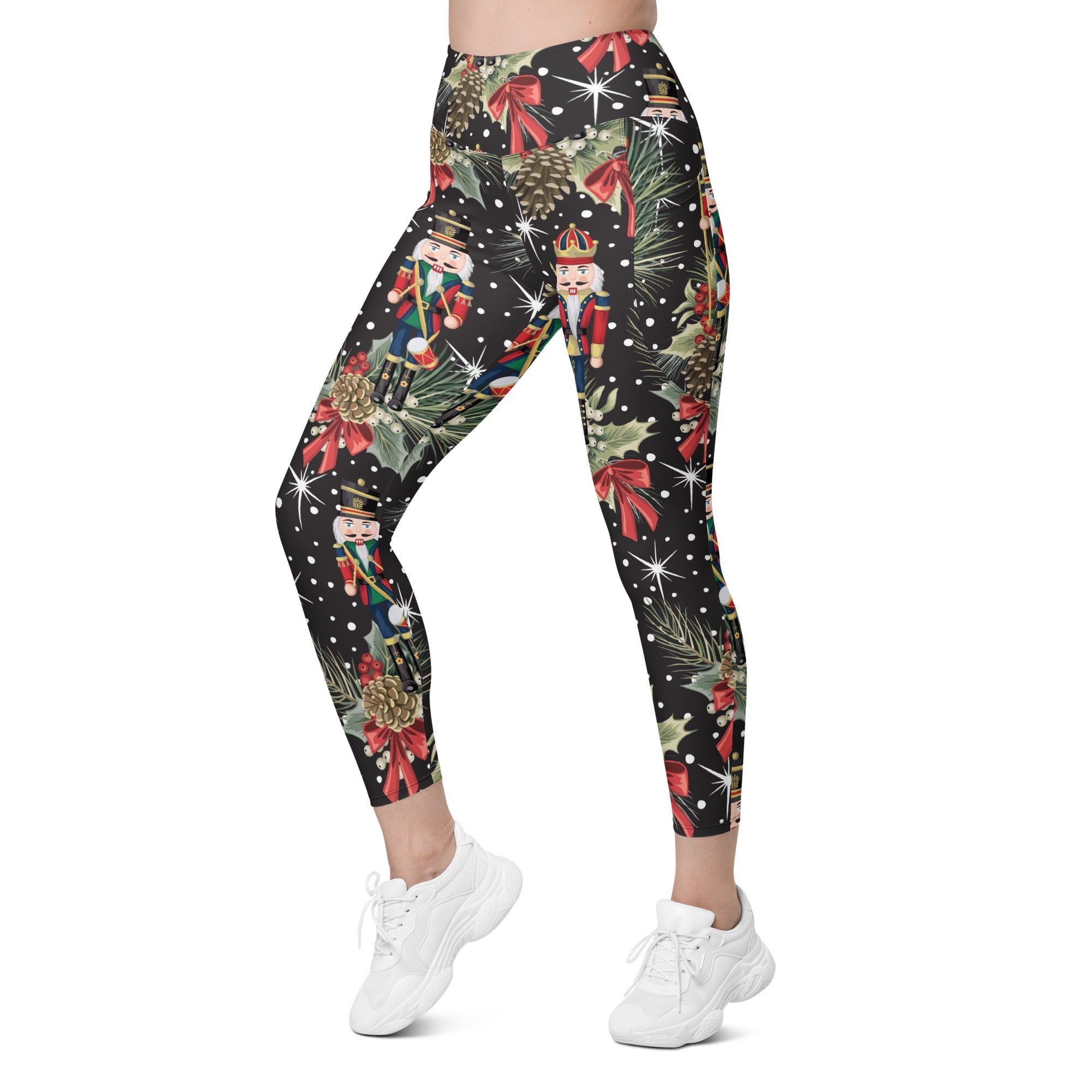 Jolly Nutcrackers Leggings With Pockets