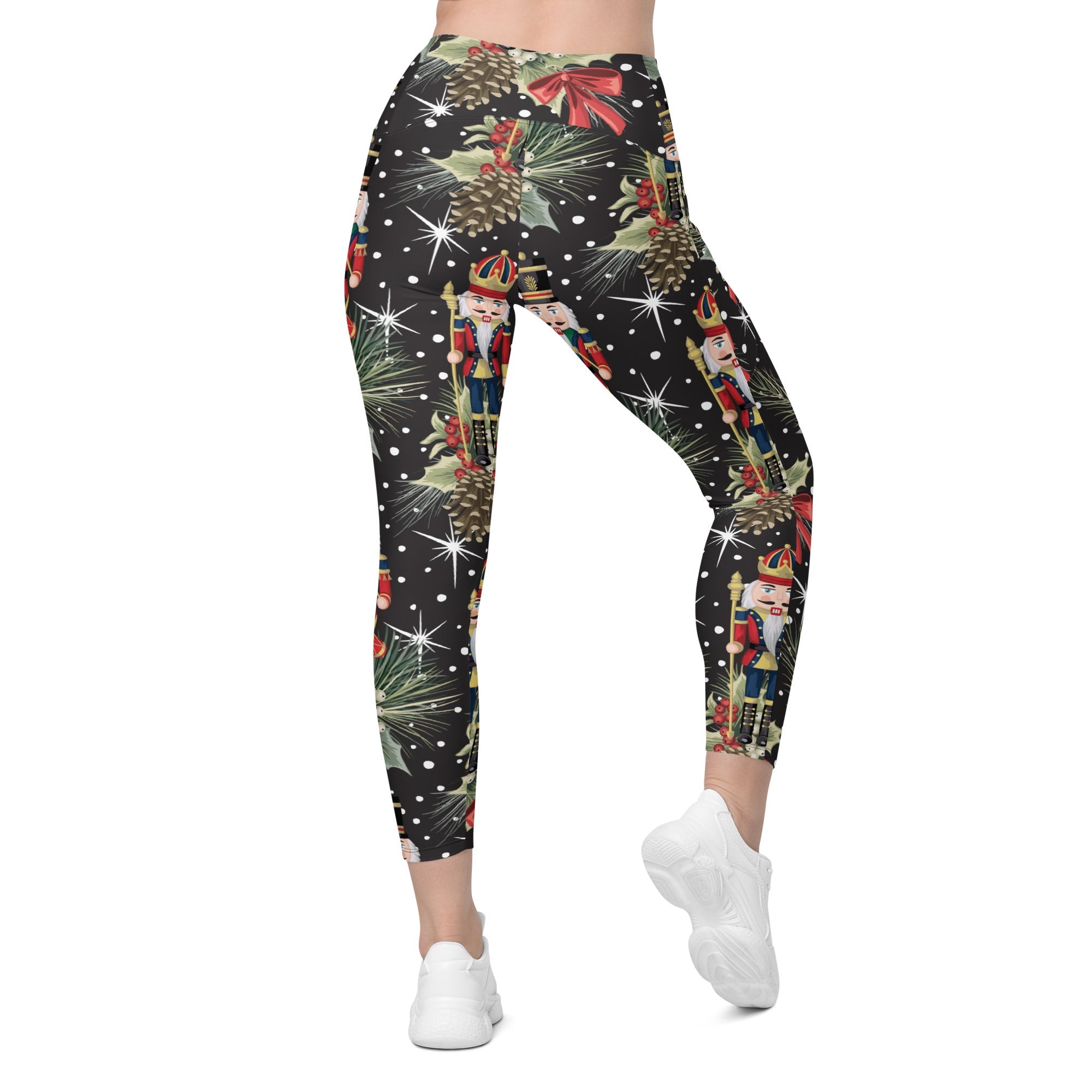 Jolly Nutcrackers Leggings With Pockets