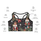 Jolly Nutcrackers Sports Bra