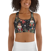 Jolly Nutcrackers Sports Bra