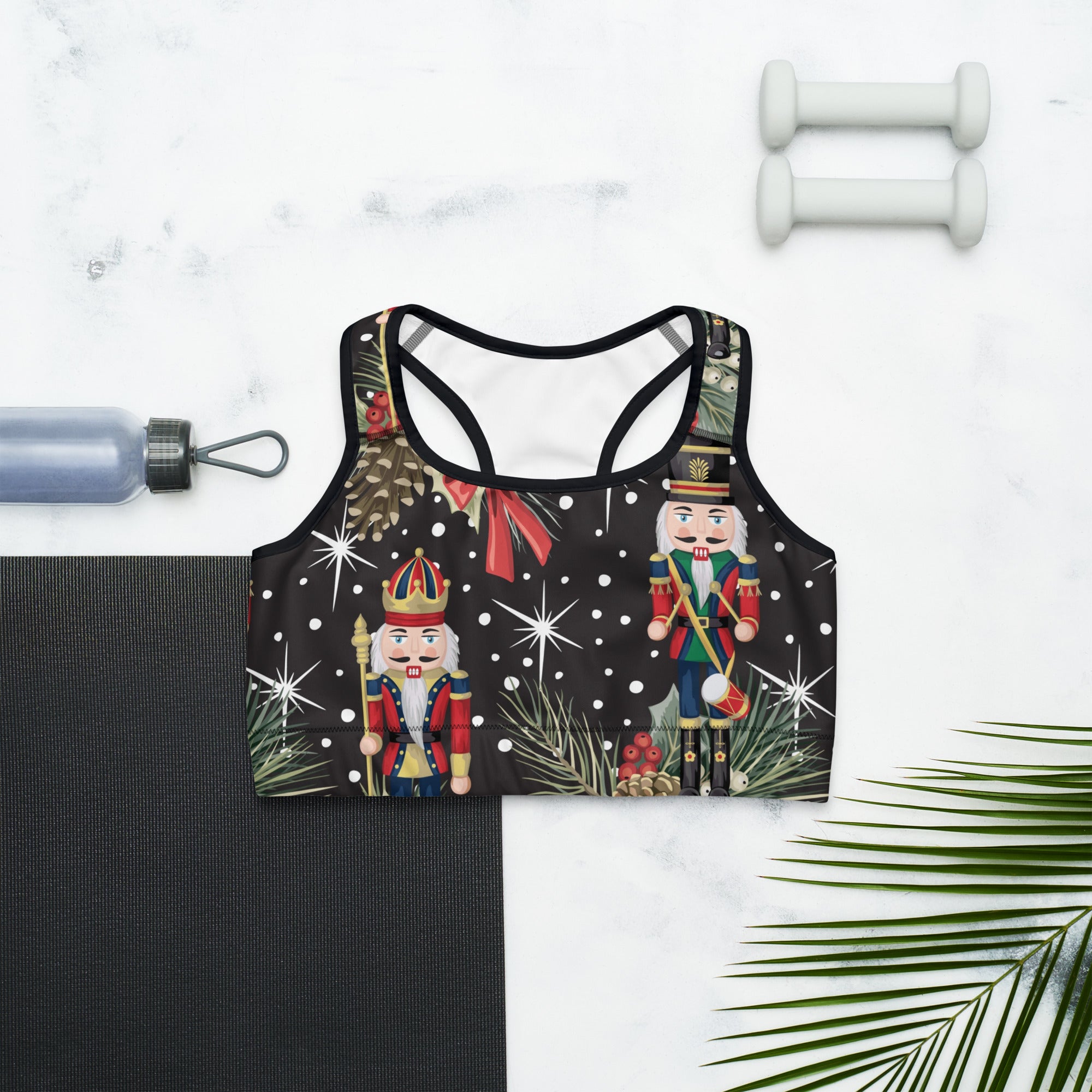 Jolly Nutcrackers Sports Bra