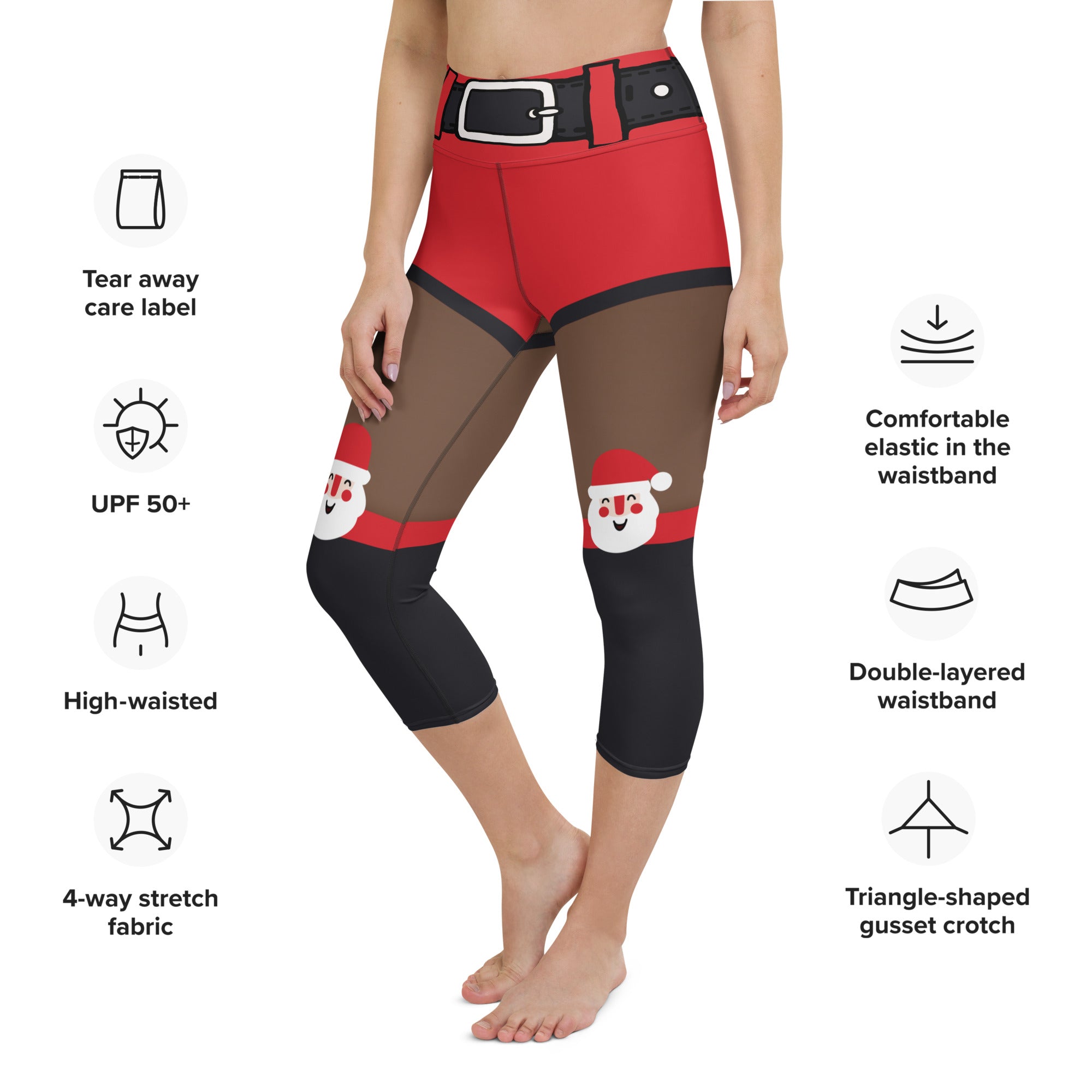 Jolly Santa Yoga Capris