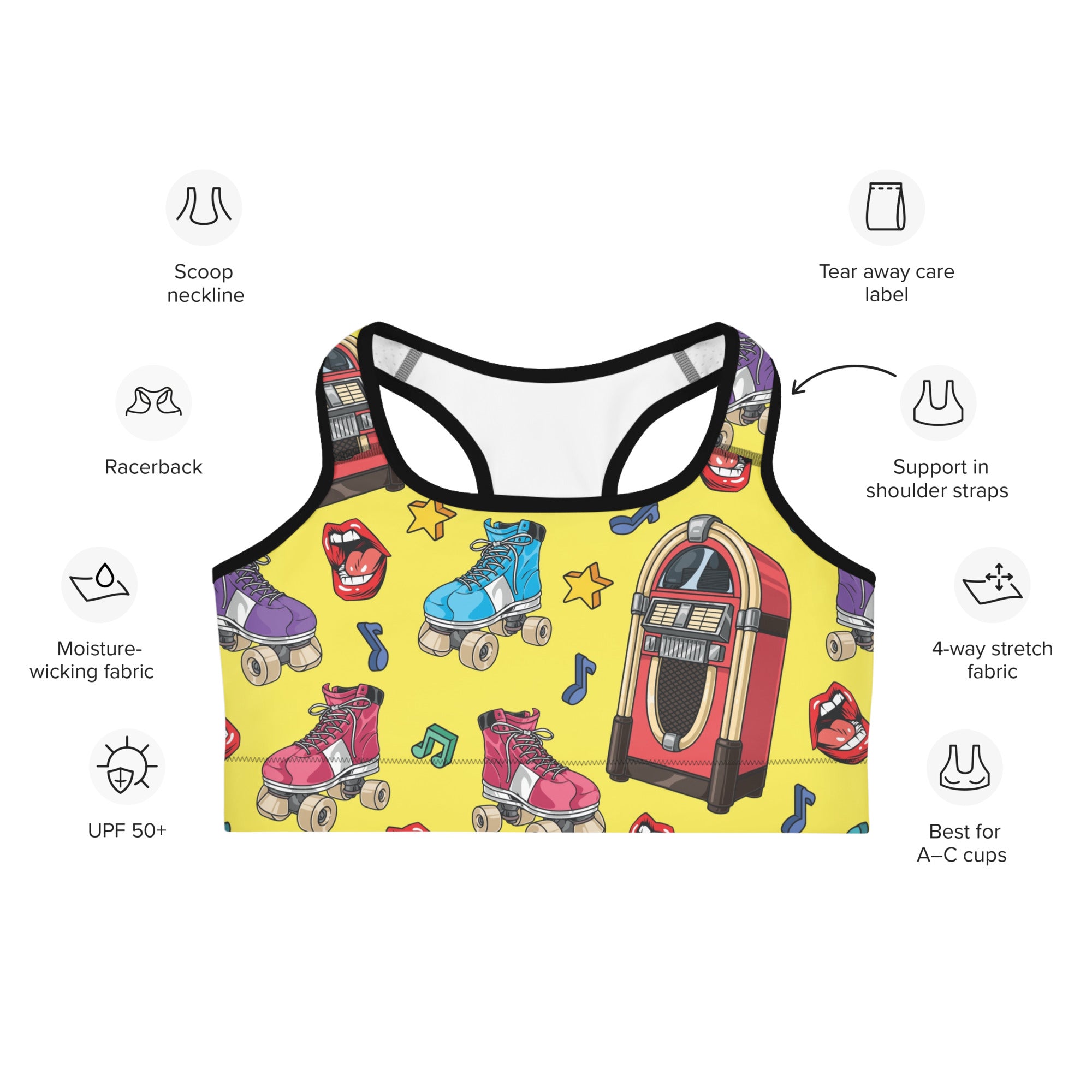 Jukebox Jam Sports Bra