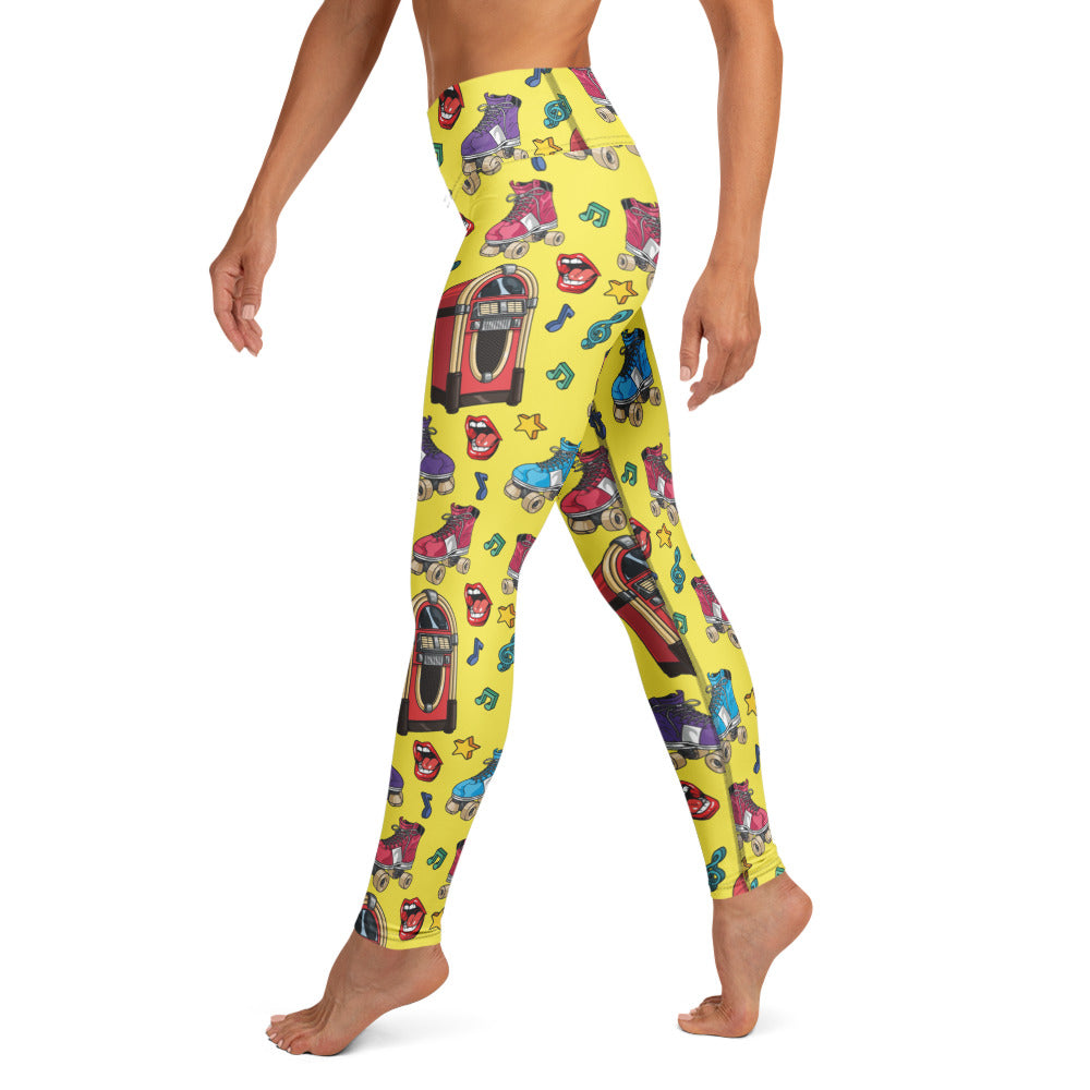 Jukebox Jam Yoga Leggings