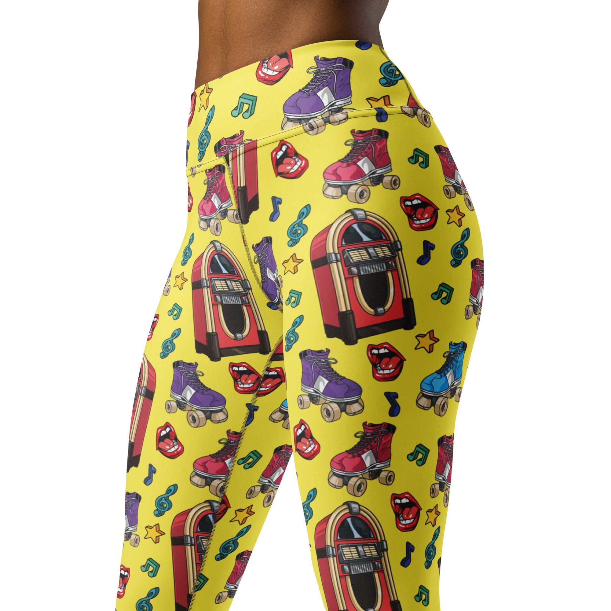 Jukebox Jam Yoga Leggings