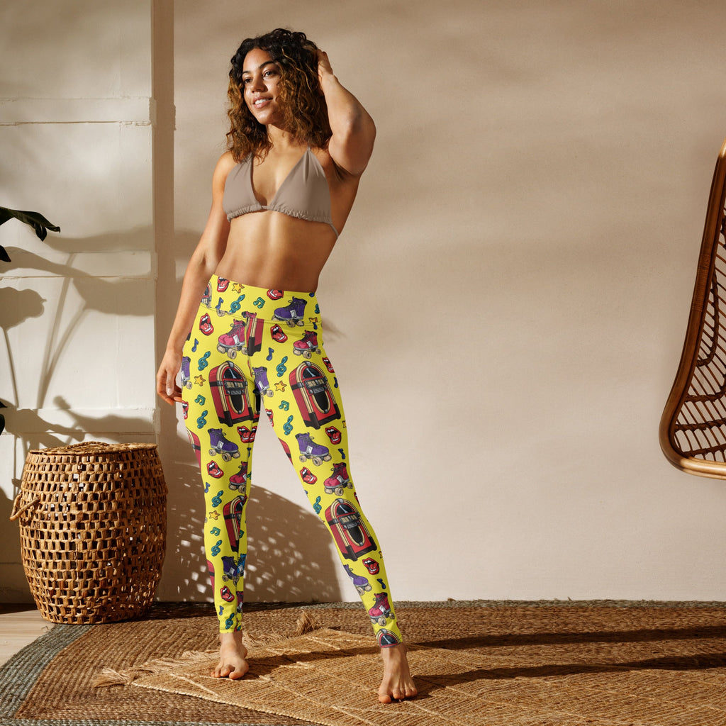 Jukebox Jam Yoga Leggings