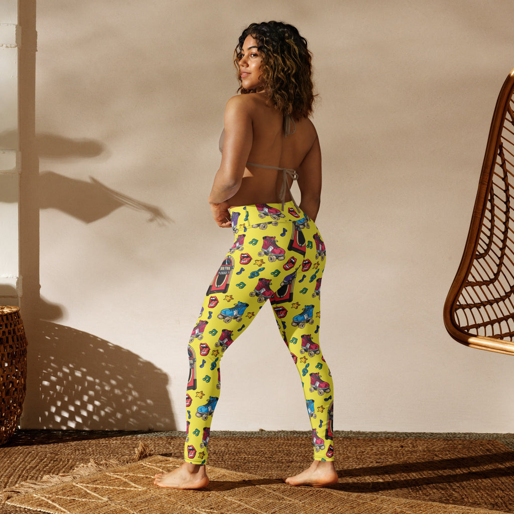 Jukebox Jam Yoga Leggings