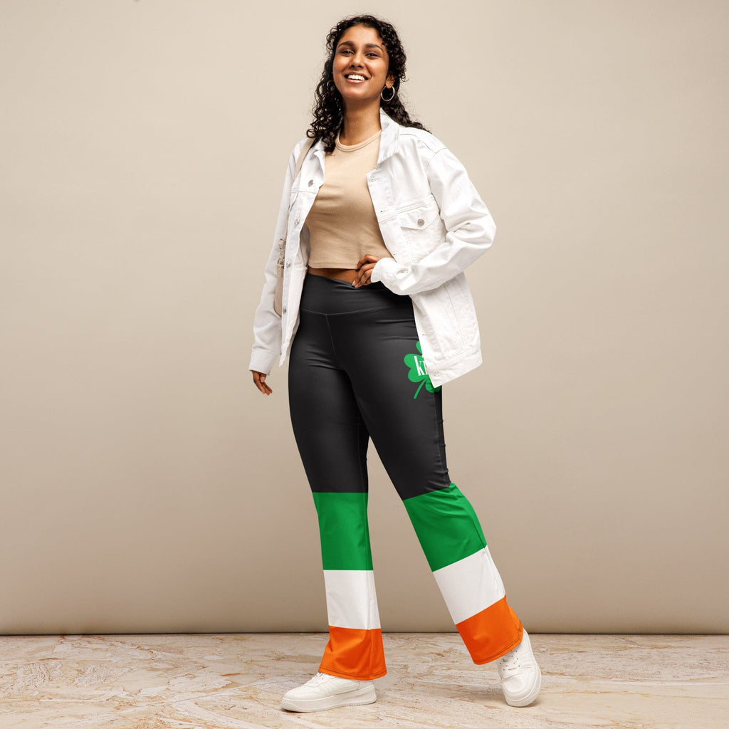 KIss My Shamrock Flare Leggings
