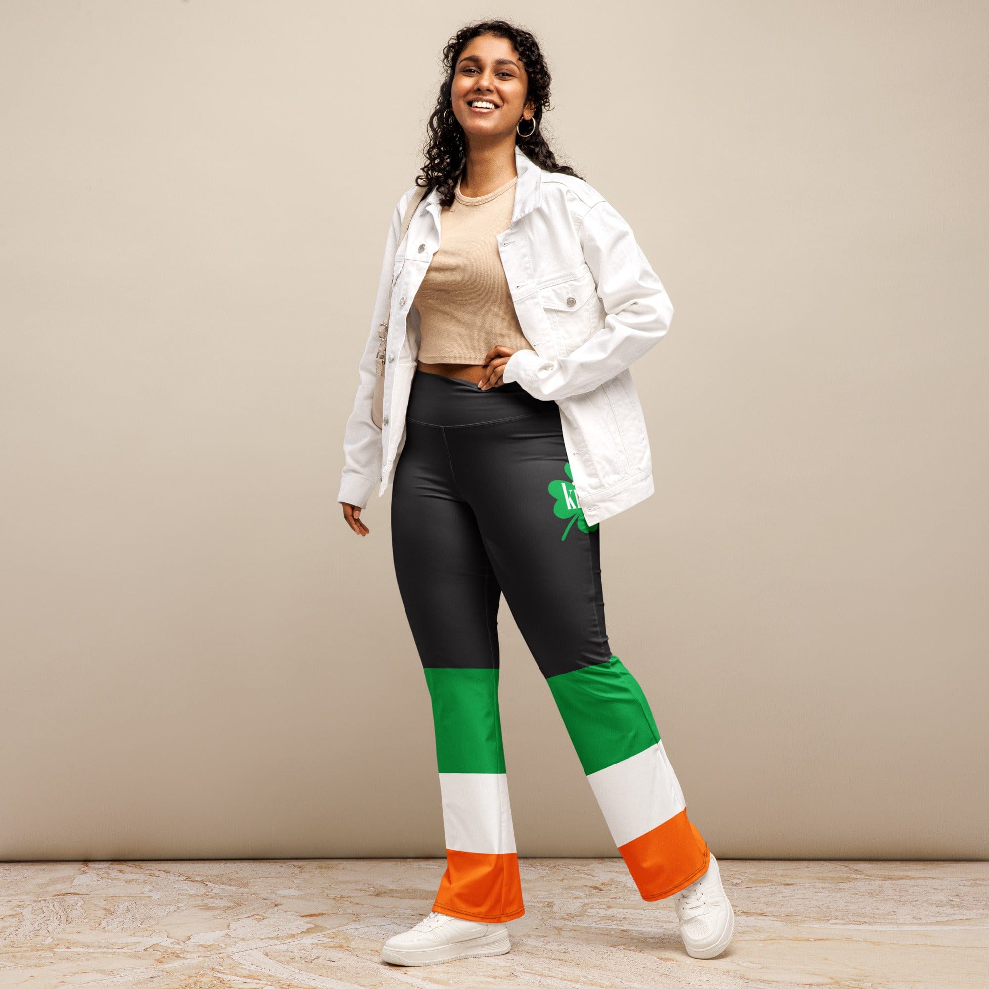 KIss My Shamrock Flare Leggings