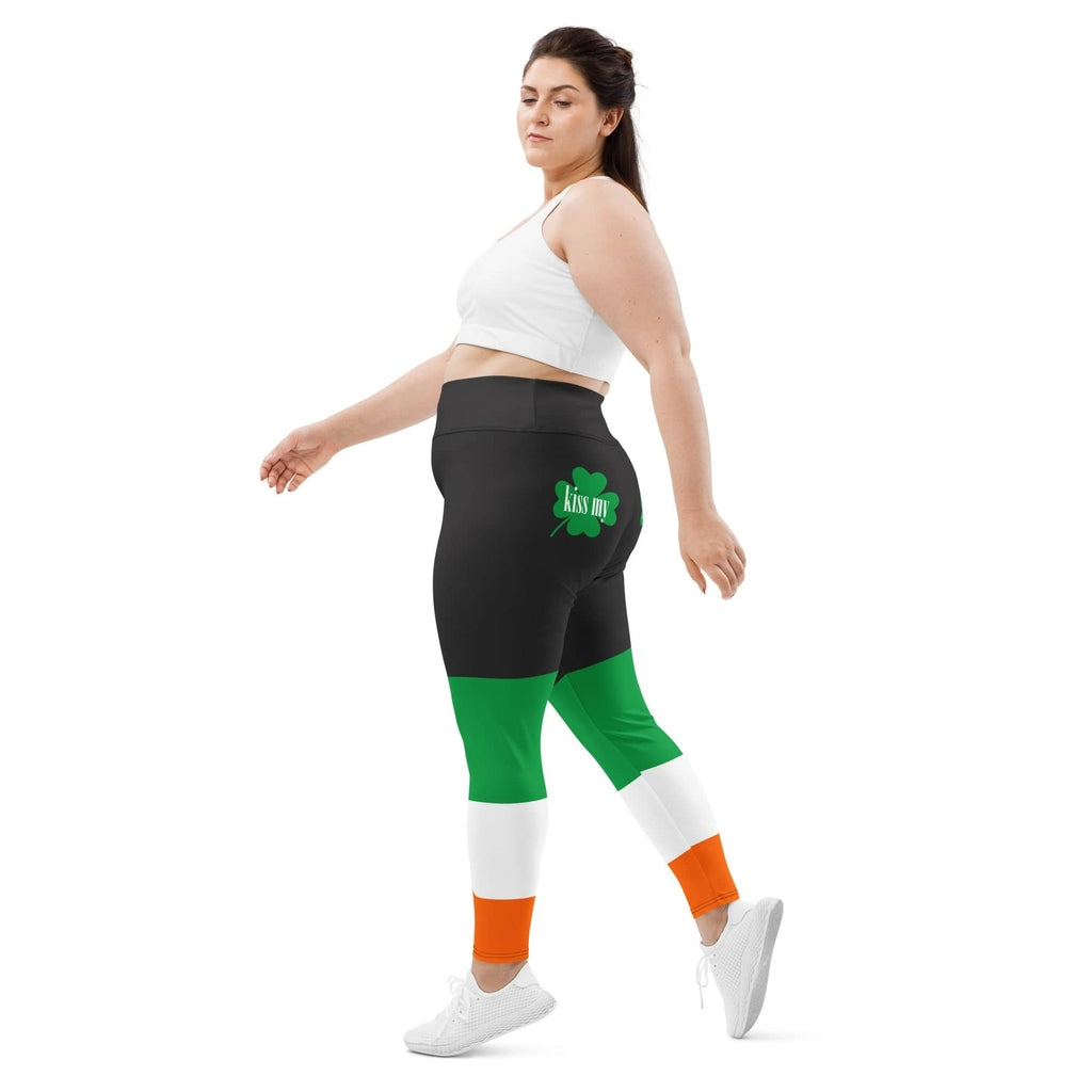 KIss My Shamrock Plus Size Leggings