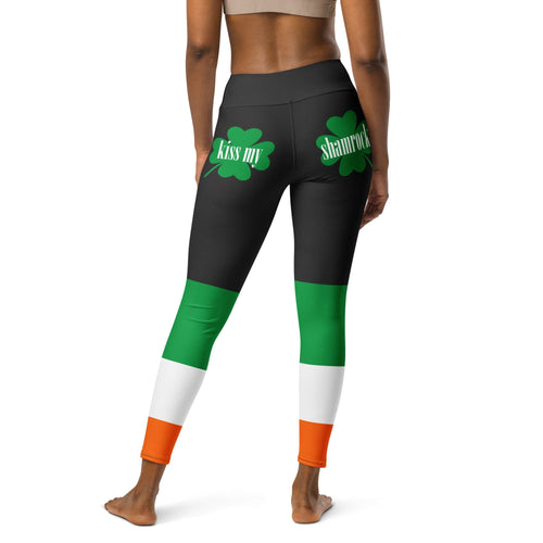 KIss My Shamrock Yoga Leggings
