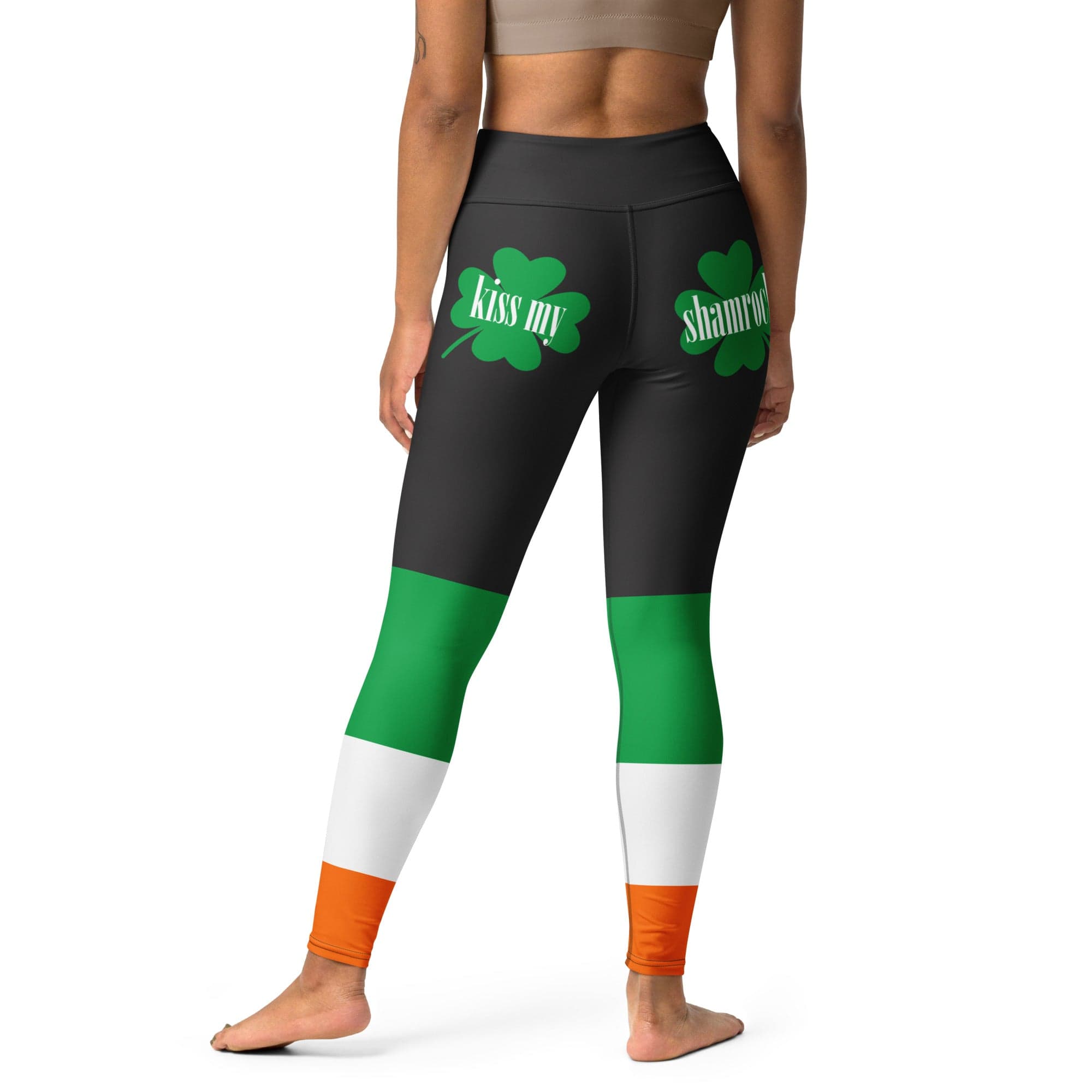 KIss My Shamrock Yoga Leggings