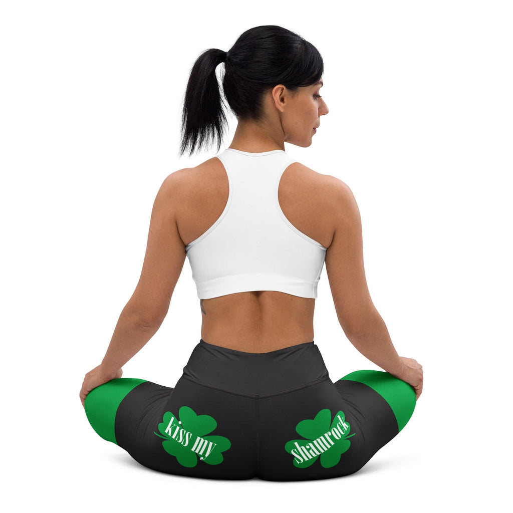 KIss My Shamrock Yoga Leggings
