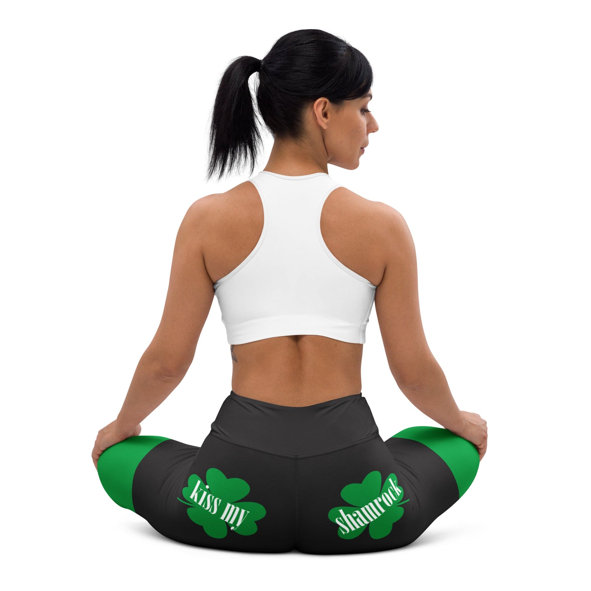 KIss My Shamrock Yoga Leggings