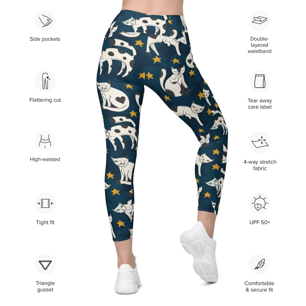 Kitty Love Leggings With Pockets