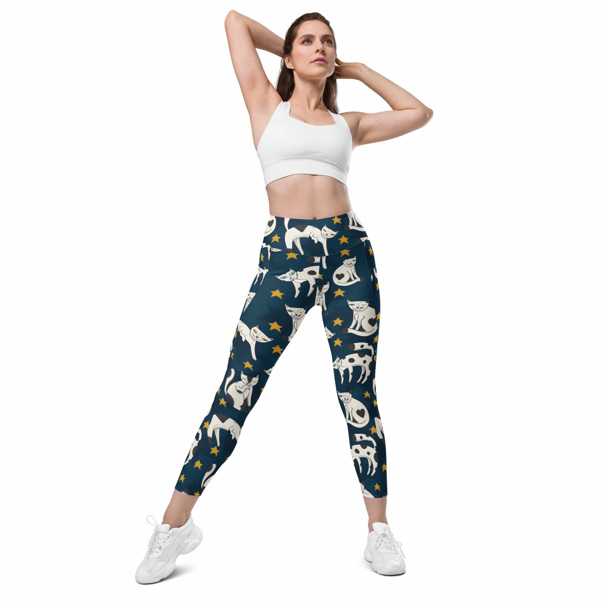 Kitty Love Leggings With Pockets