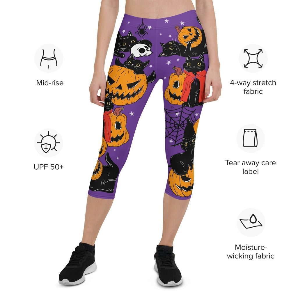 Kitty Loves Halloween Capris