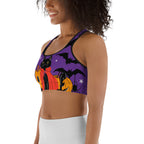 Kitty Loves Halloween Sports Bra