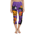 Kitty Loves Halloween Yoga Capris