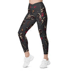 Krampus Night Crossover Leggings With Pockets