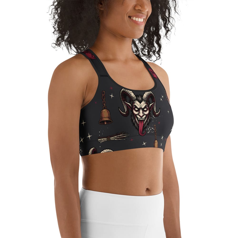 Krampus Night Sports Bra
