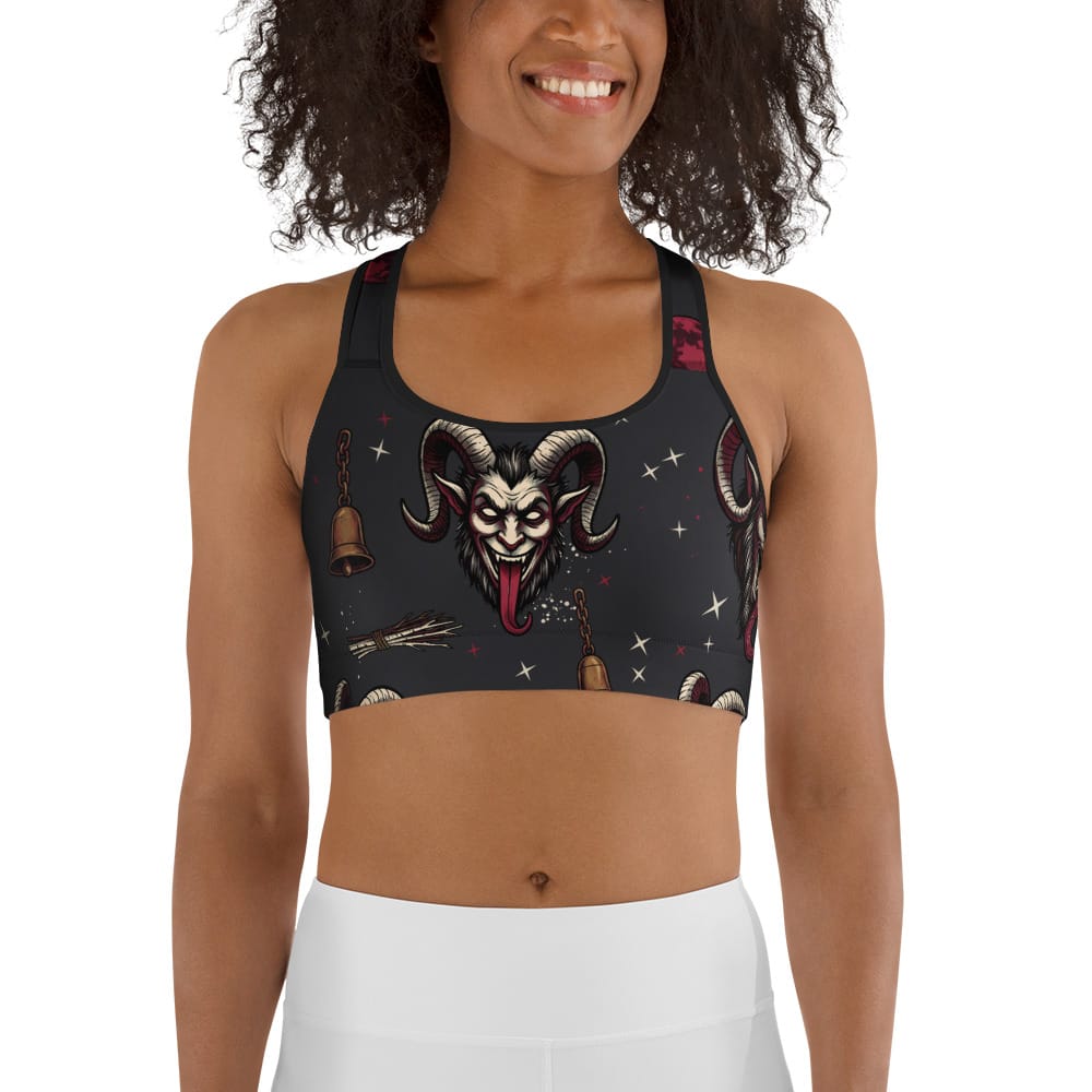 Krampus Night Sports Bra