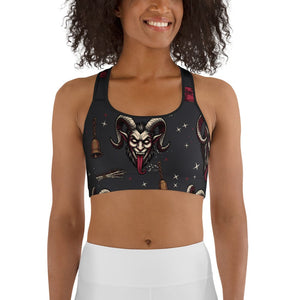 Krampus Night Sports Bra