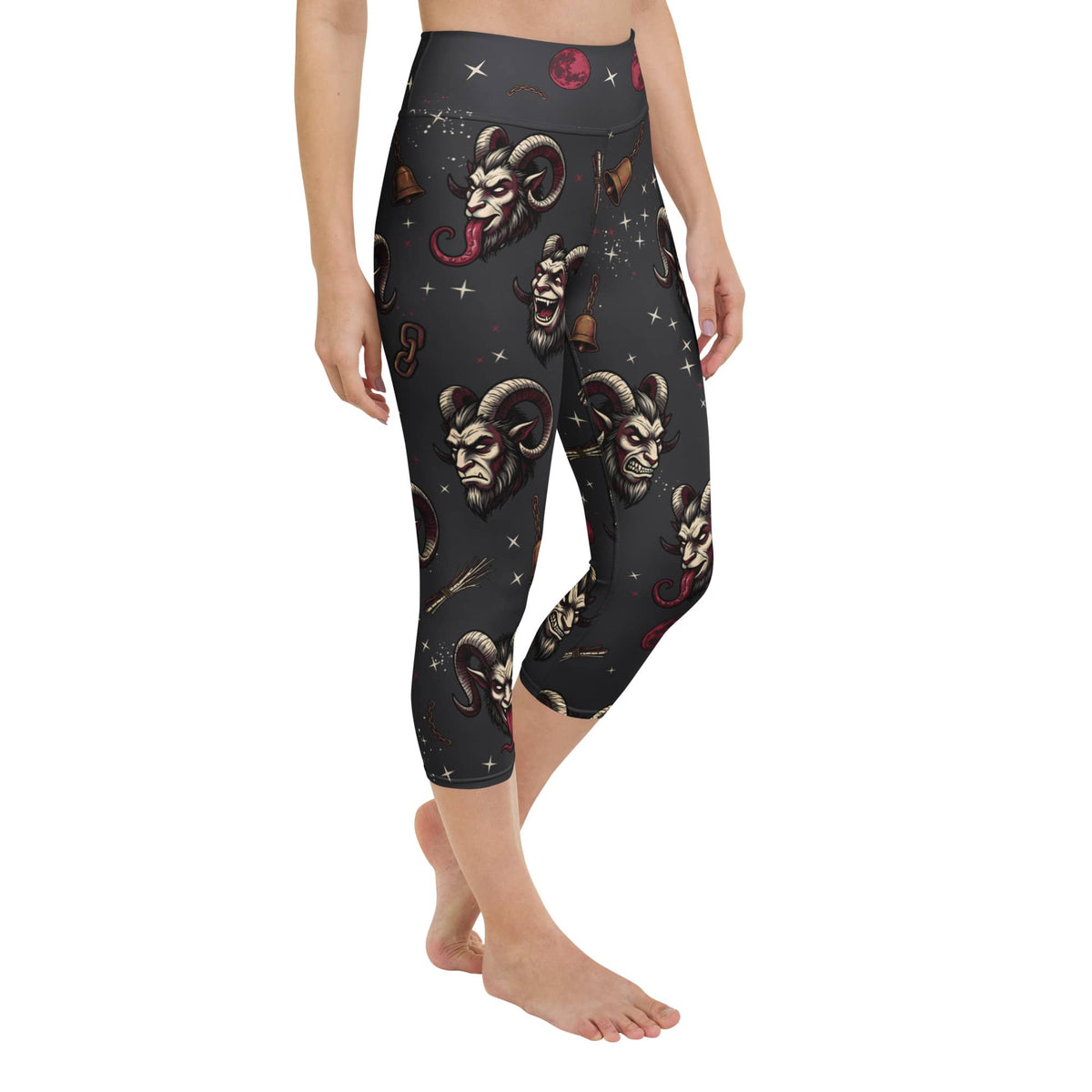 Krampus Night Yoga Capris