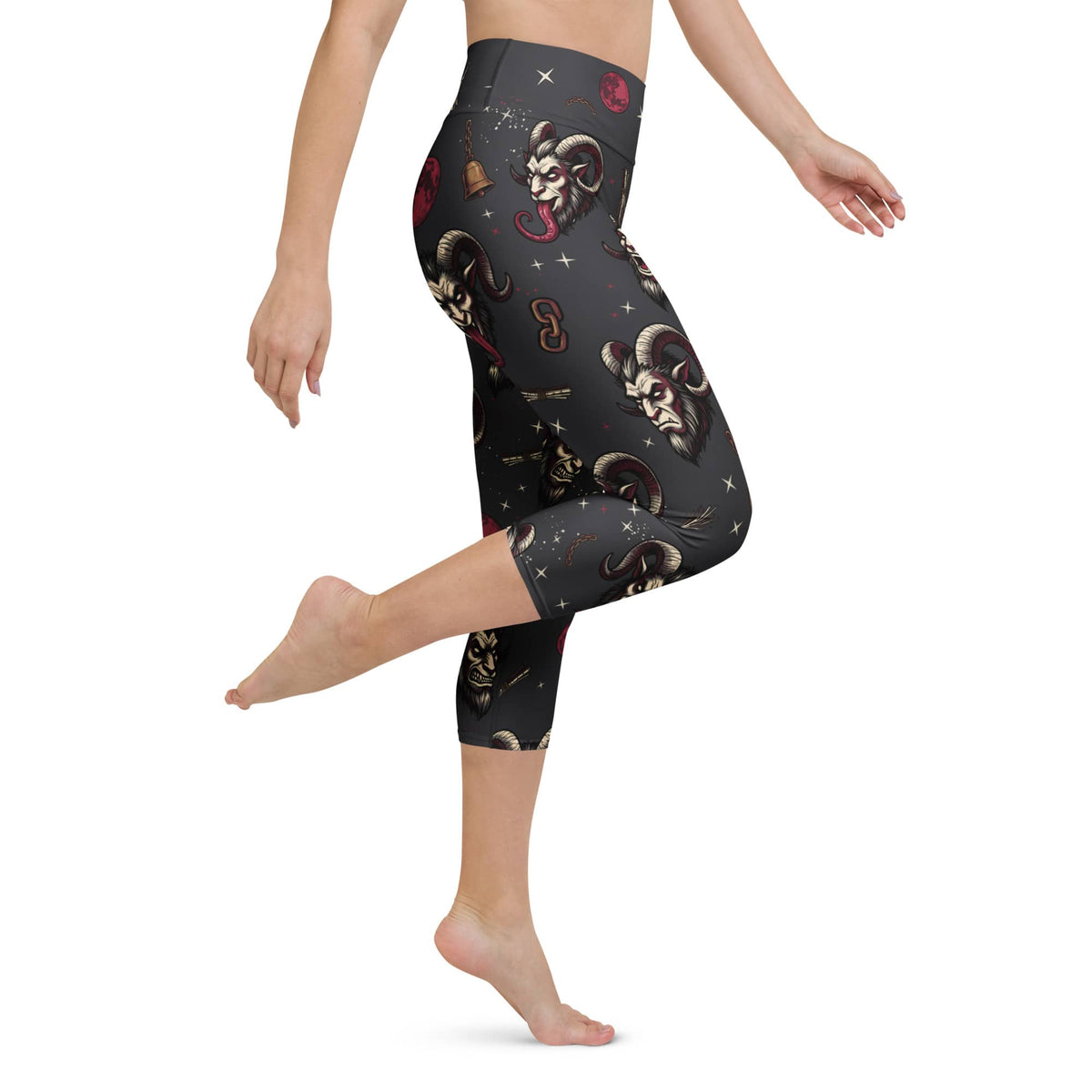 Krampus Night Yoga Capris