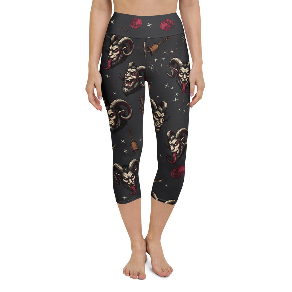 Krampus Night Yoga Capris