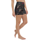 Krampus Night Yoga Shorts
